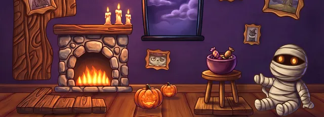 Screenshot of Cozy Haunted Room